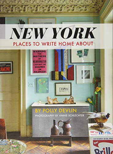 Book cover: “New York: Places to Write Home About” with eclectic room interior.