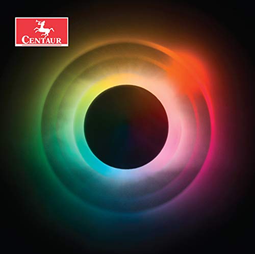 CD cover with swirling rainbow colors and a Centaur Records logo.