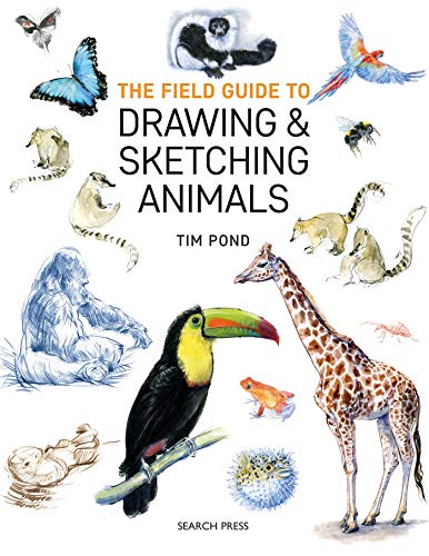 Book cover with sketches of diverse animals: giraffe, birds, monkey, and more.