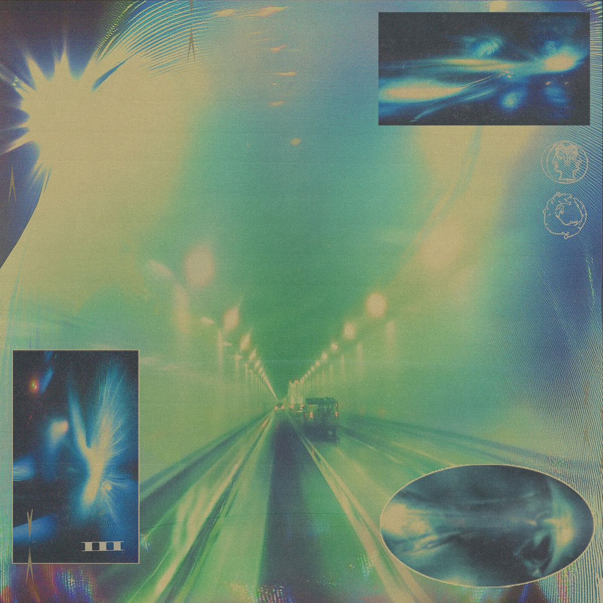 CD cover art: blurred highway view with abstract light effects.