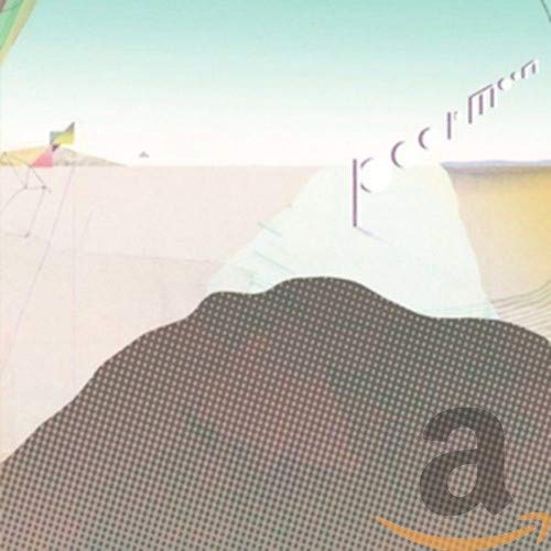 CD cover for Poor Moon, featuring abstract desert landscape and large “a”.