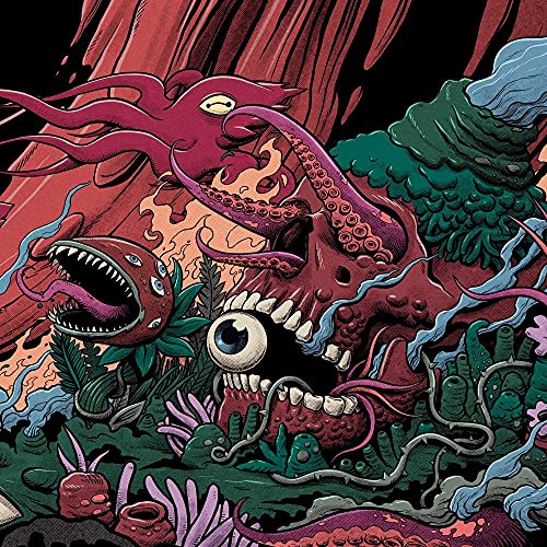 CD cover art: surreal, colorful illustration of monster-like plants.