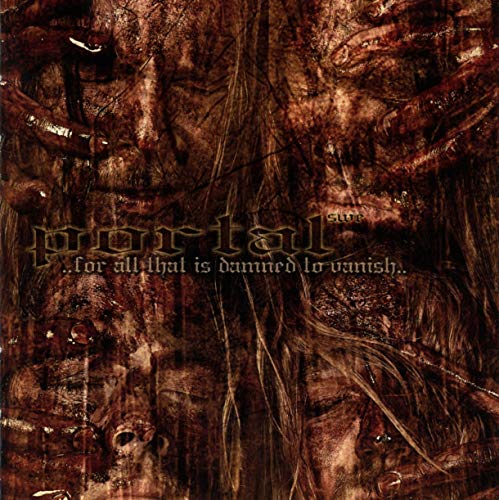 CD album cover for Portal, featuring dark, textured, organic imagery.