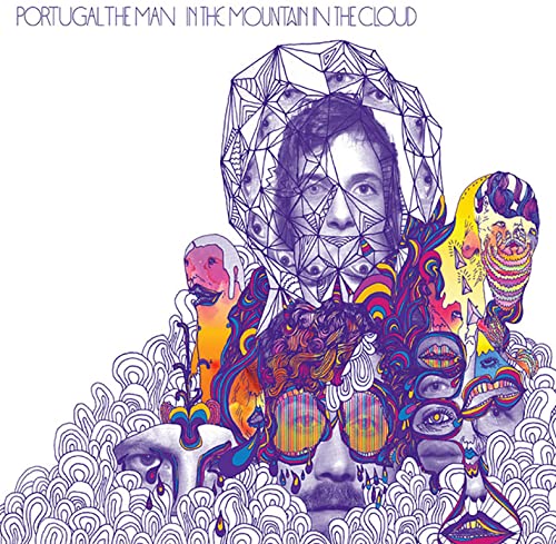 Album cover for Portugal. The Man’s “In the Mountain in the Cloud” with surreal art.
