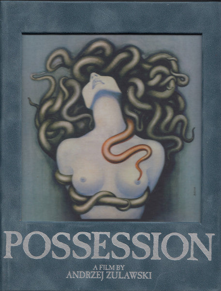 Possession" Blu-ray cover with abstract painting of a figure and snakes.
