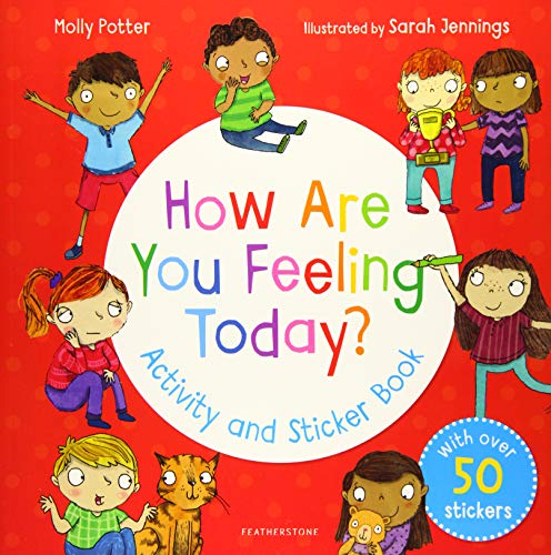 Children’s activity book cover with diverse kids and colorful illustrations.