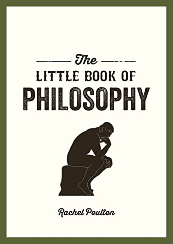 Book cover with title “The Little Book of Philosophy” and a thinking figure.