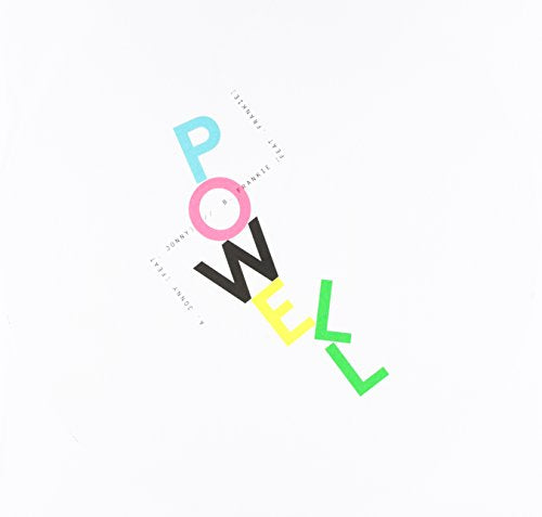 Album cover for Powell - Frankie/Jonny, with colorful, angled text.
