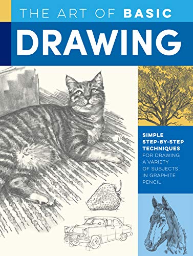 Book cover with graphite pencil drawings of a cat, tree, car, and horse.