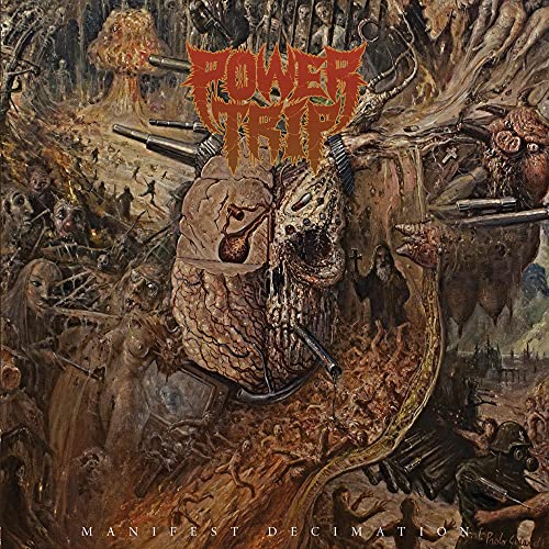 CD cover: chaotic, detailed illustration of destruction and anatomical imagery.