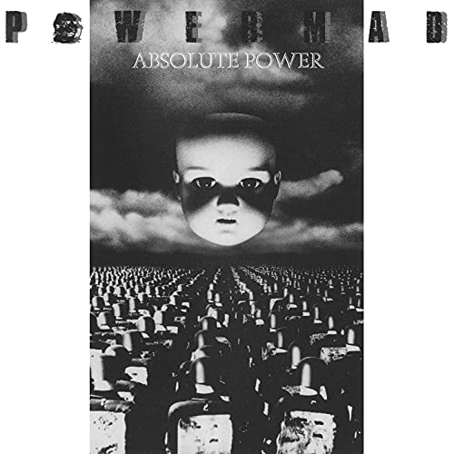 Black and white album cover showing a giant doll head over a vast crowd.