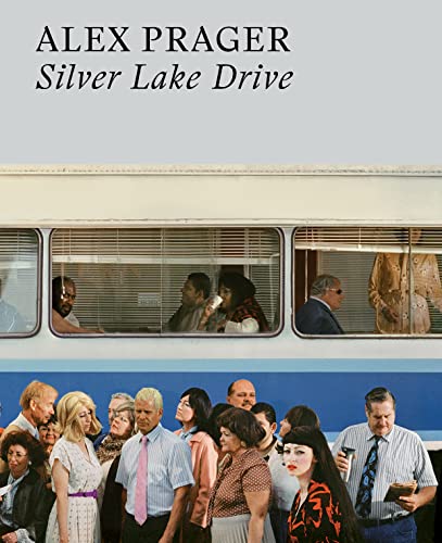 Book cover featuring a staged photograph of people on a bus and sidewalk.