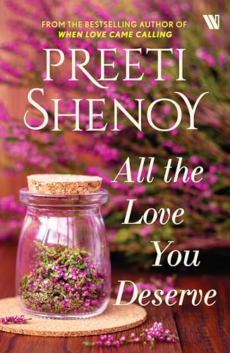 Book cover with title “All the Love You Deserve” and floral imagery.
