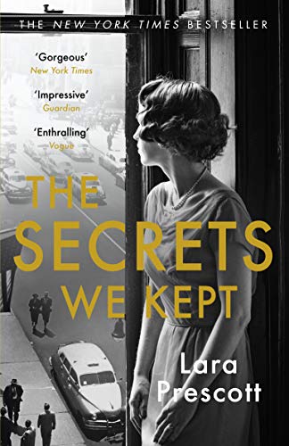 Book cover: woman in dress looking out at a 1960s street.