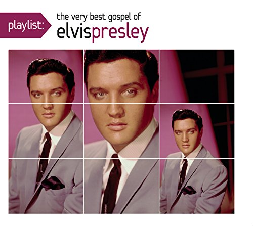 CD cover featuring a grid of four portraits of Elvis Presley.