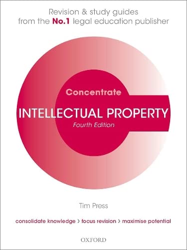 Book cover: "Intellectual Property" Concentrate, fourth edition, Oxford University Press.
