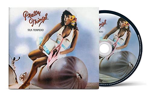 Album cover for Pretty Things’ “Silk Torpedo” featuring a woman and a torpedo.