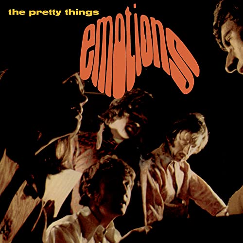 Album cover for The Pretty Thingsā āEmotionsā featuring blurred faces.