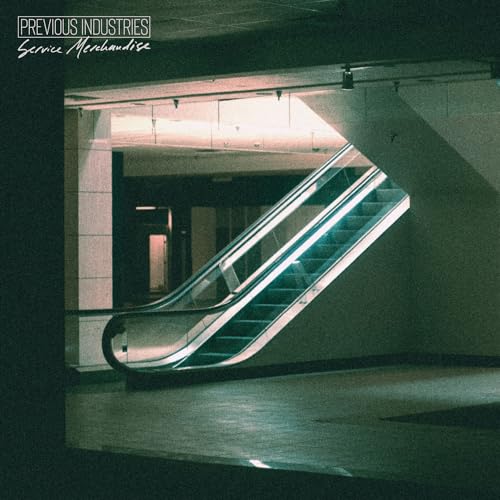Album cover for Previous Industriesā āService Merchandiseā featuring an escalator.