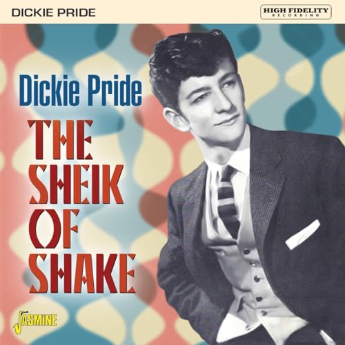 CD cover featuring a portrait of Dickie Pride in a suit and tie.