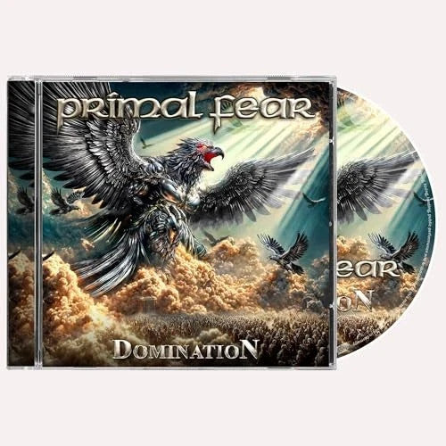 CD case for Primal Fearās āDominationā album featuring an eagle illustration.