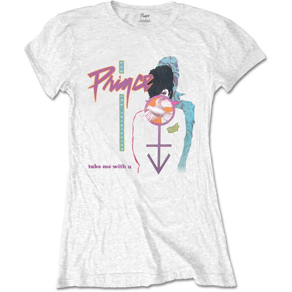 White Prince t-shirt featuring album art from “Take Me With U”.