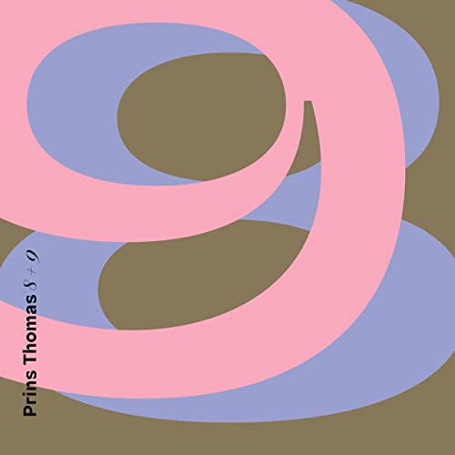 CD cover with abstract pink, lavender, and brown swirling shapes forming a "9".