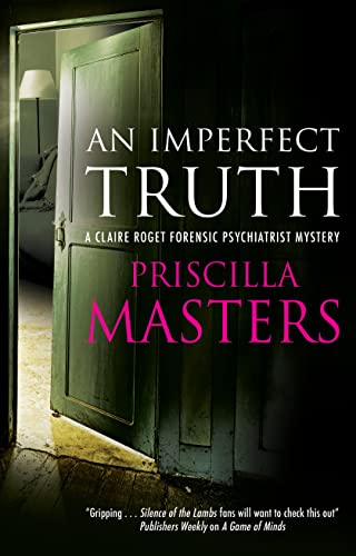 Book cover: "An Imperfect Truth" by Priscilla Masters, featuring an open door.