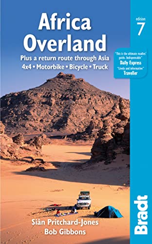 Travel guidebook cover featuring a desert landscape and a 4x4 vehicle.