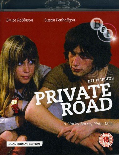 Private Road" Blu-ray cover featuring a young couple and BFI logo.