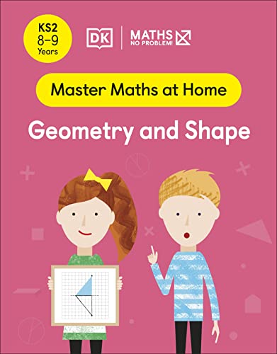 Book cover: "Maths No Problem! Geometry and Shape A" with children.