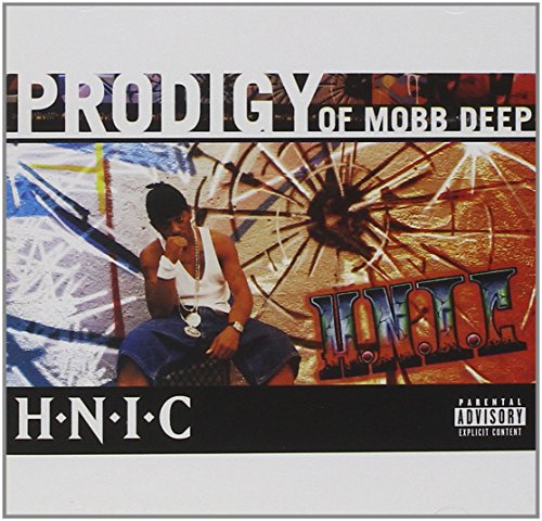 CD cover for Prodigy’s “H N I C” featuring the artist’s portrait.