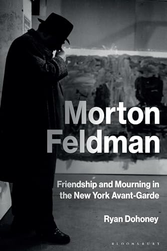 Book cover featuring a silhouetted man and the title "Morton Feldman.
