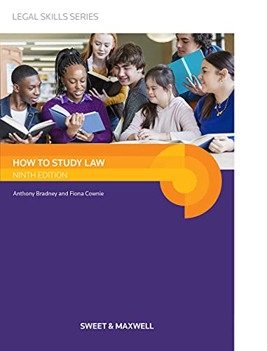 Book cover for How to Study Law featuring a diverse group of students studying.