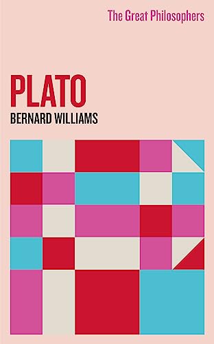 Book cover for "Plato" by Bernard Williams with abstract geometric art.