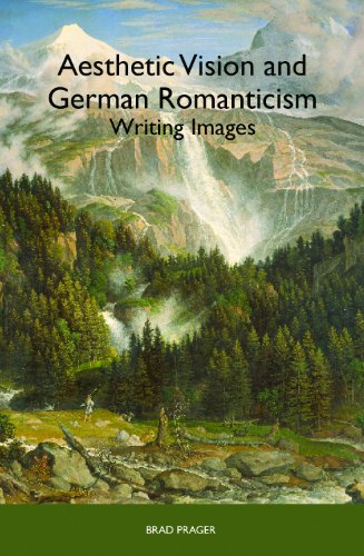 Book cover with a painting of mountains, waterfalls, and a forest.