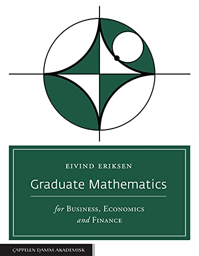 Book cover: "Graduate Mathematics" with a green and white geometric design.