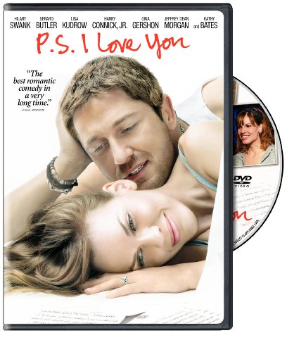 DVD cover for "P.S. I Love You" featuring Hilary Swank and Gerard Butler.