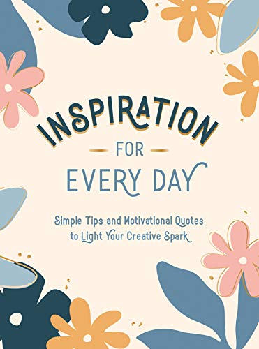 Book cover with floral illustrations and the word "INSPIRATION" in large text.
