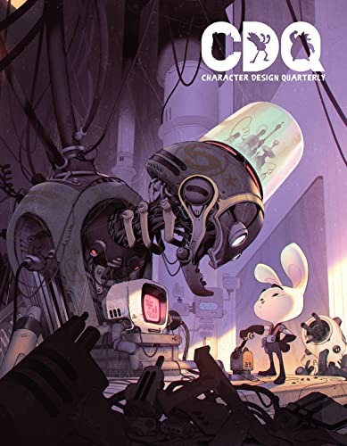 Cover of “Character Design Quarterly 27” featuring a robotic scene illustration.
