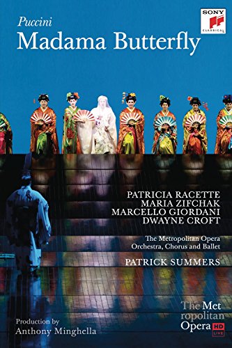 “Madama Butterfly” DVD cover featuring performers in traditional Japanese dress.