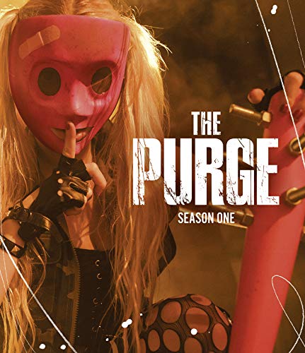 DVD cover for "The Purge" Season One, featuring a masked figure.