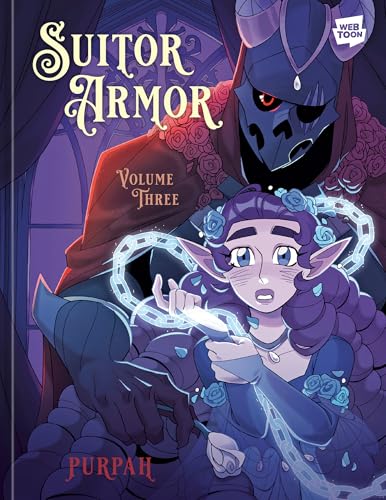 Comic book cover: armored figure looms over a surprised young woman.