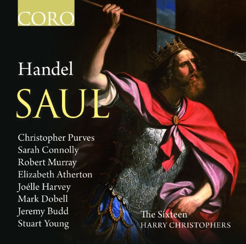CD cover for Handel’s “Saul” featuring a painting of King Saul.