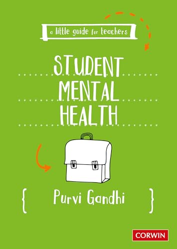 Green book cover with white text: "Student Mental Health" and a briefcase.