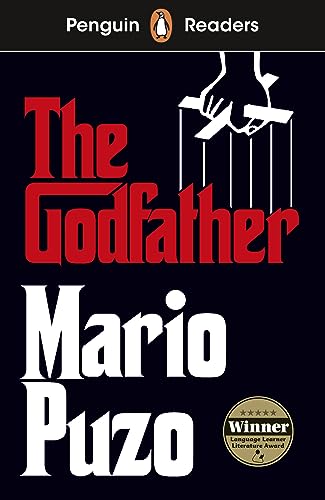 Book cover for The Godfather by Mario Puzo, featuring a puppet hand illustration.