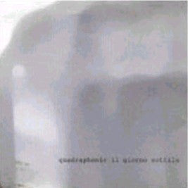 CD cover for Quadraphonic’s “Il Giorno Sottile”, mostly white with text.