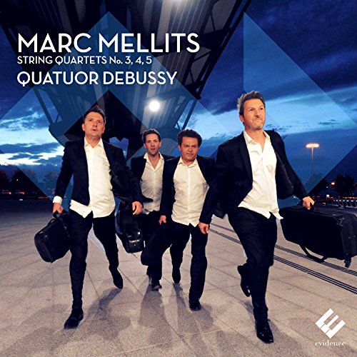 CD cover featuring the Quartuor Debussy and composer Marc Mellits.