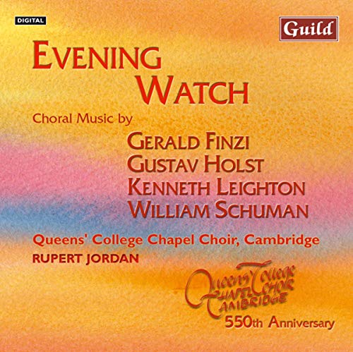 CD cover for “The Evening Watch” choral music by Finzi, Holst, and others.