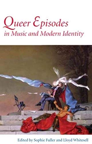 Book cover featuring a classical painting of two men with swans.